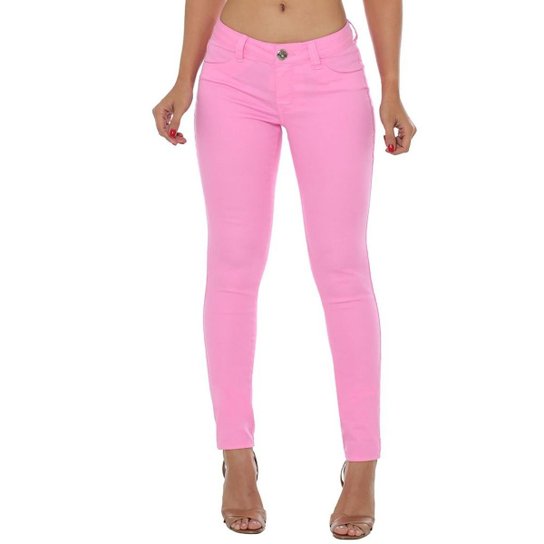 Calça Jeans Osmoze Skinny - Rosa