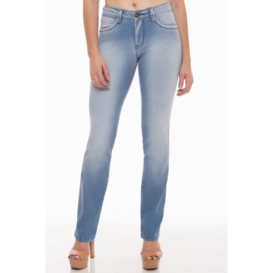 Calça Jeans Slim Fit Osmoze Feminina - Azul
