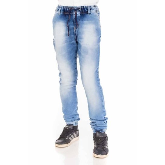 Calça Jogger Kids Denuncia - Azul