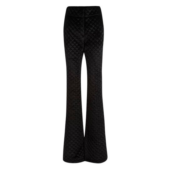 Calça Kika Simonsen Longa Flare Feminina - Preto