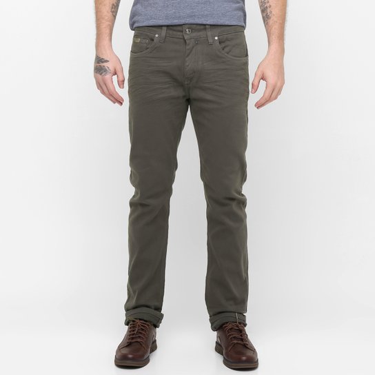 Calça Sergio K Slim Color - Chumbo