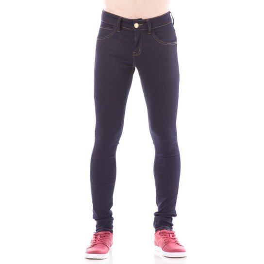 Calça Super Skinny Eventual - Marinho