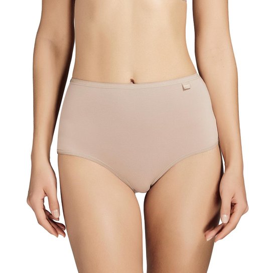 Calcinha Sloggi Basic Maxi 2452-7 - Marrom-Claro