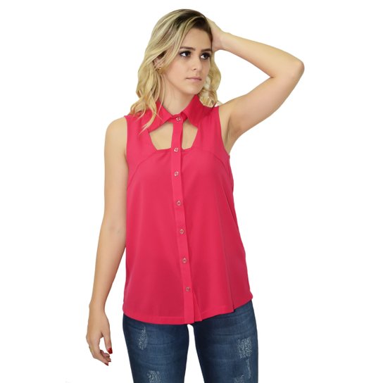 Camisa Moché Botões - Rosa