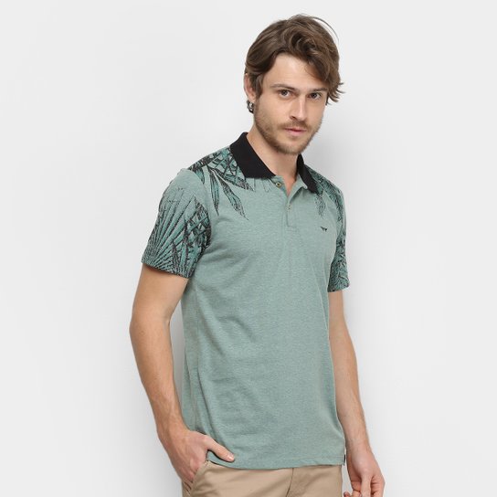 Camisa Polo All Free Tropical Masculina - Verde