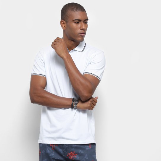 Camisa Polo Watkins & Krown Masculina - Branco