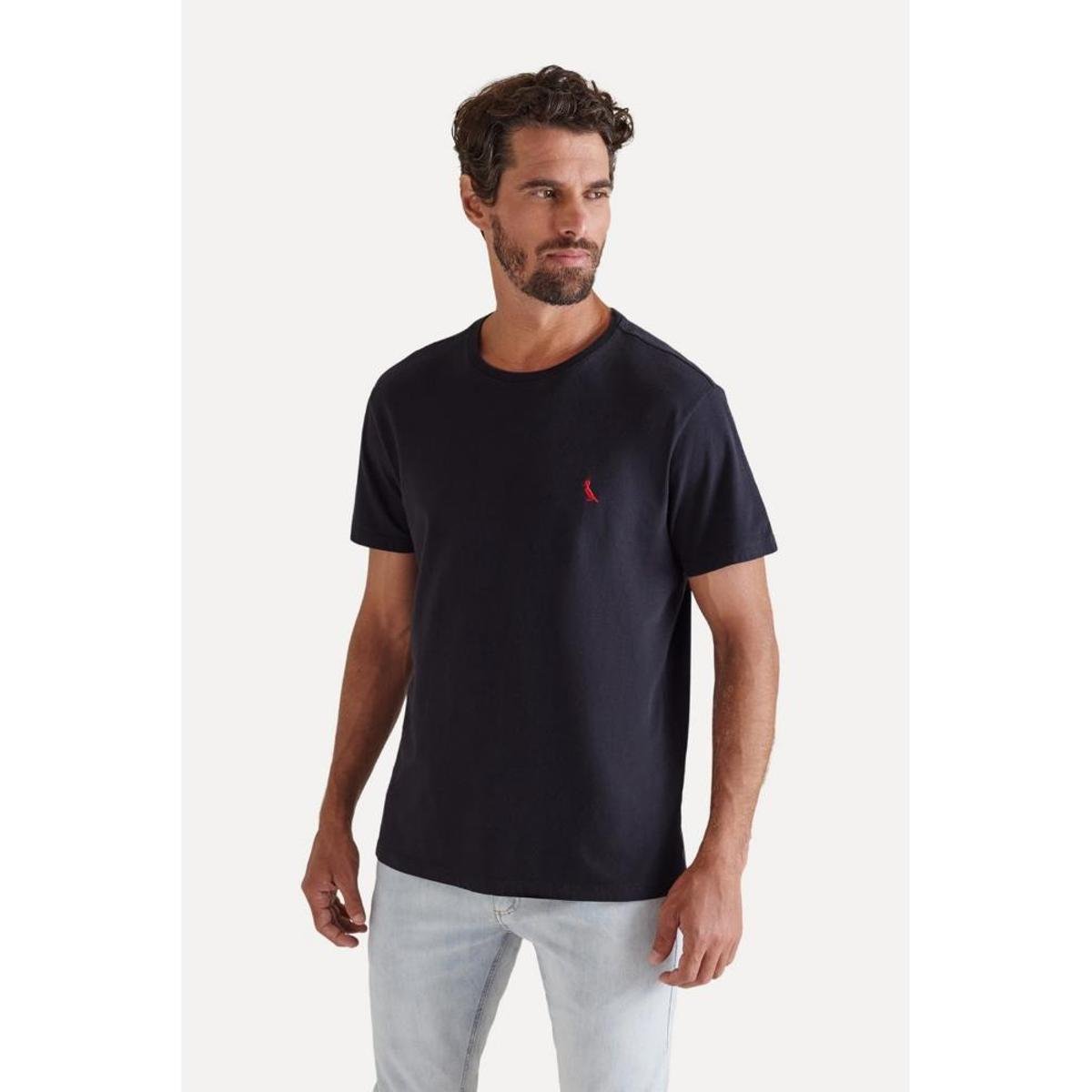 Camiseta Algodão Brasa Pica-Pau Bordado Reserva