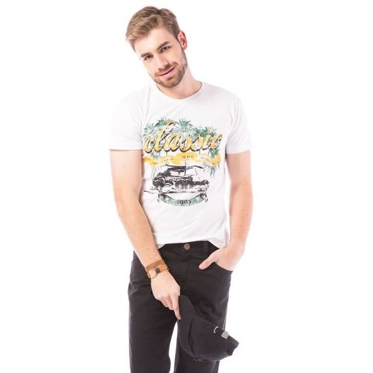 Camiseta Classic Eventual - Branco