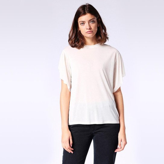 Camiseta Diesel T-Peta-B Feminina - Branco
