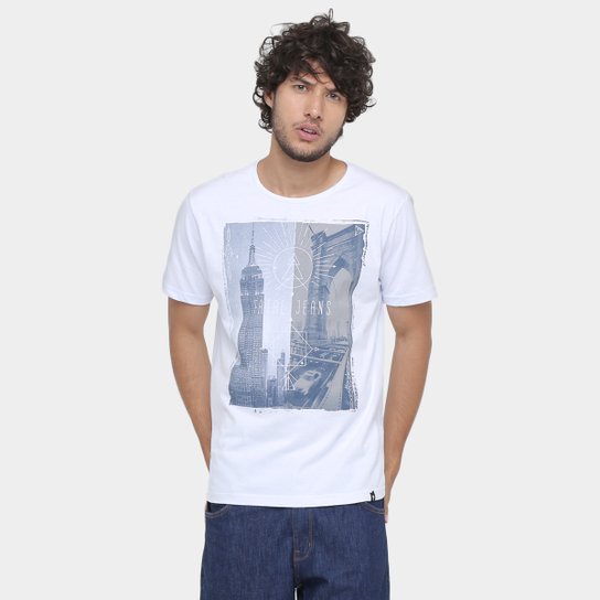Camiseta Fatal City - Branco