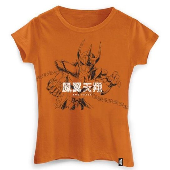 Camiseta Feminina Golpe Ikki - Laranja