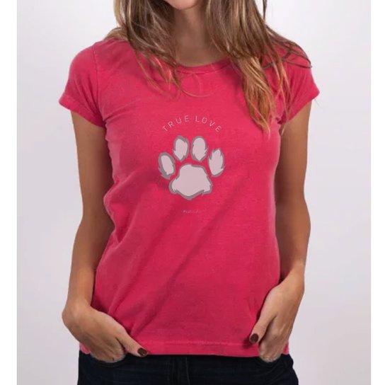 Camiseta Fernanda Almeida True Love - Vermelho
