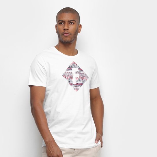 Camiseta Fórum Logo Masculina - Branco