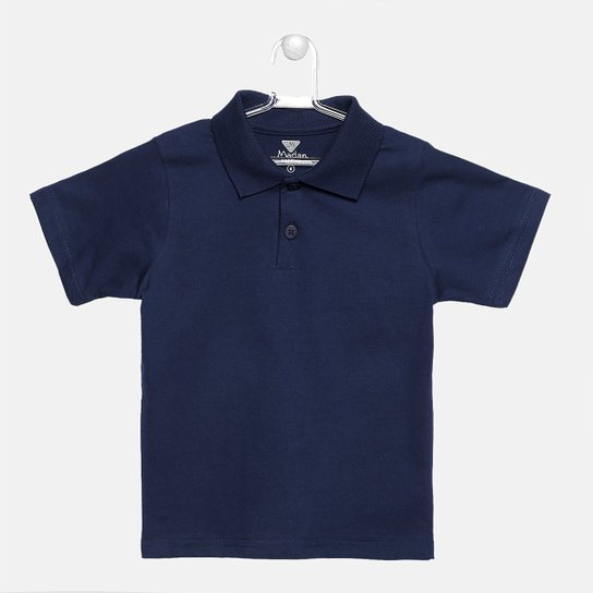 Camiseta Infantil Marlan Polo Masculina - Marinho
