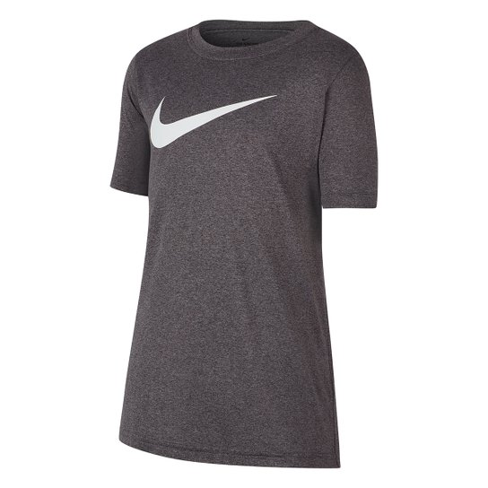 Camiseta Infantil Nike B Dry Tee Leg Swoosh Masculina - Mescla