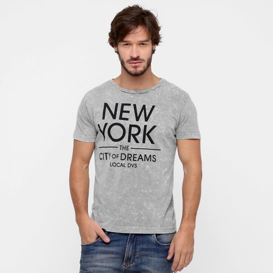 Camiseta Local Marmorizada - Cinza