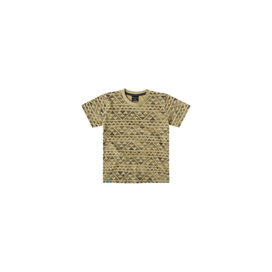 Camiseta Manga Curta Infantil Quimby Masculina - Amarelo