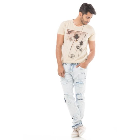 Camiseta Rout Osmoze - Bege