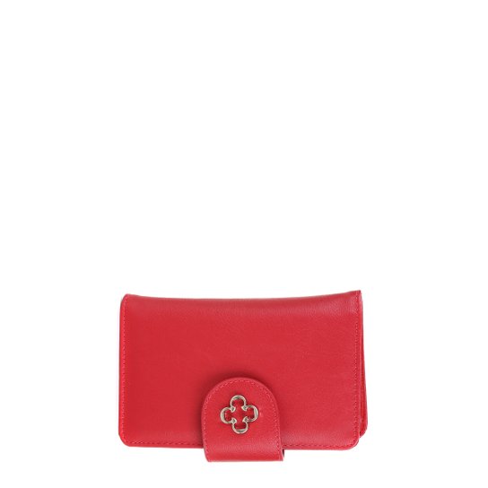 Carteira Capodarte Soft New Pele Feminina - Vermelho