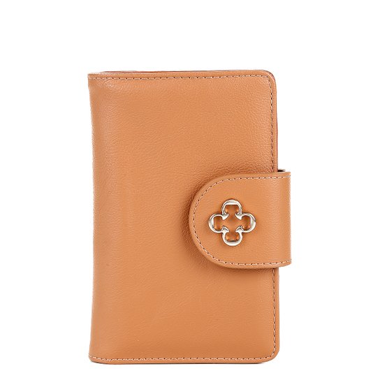 Carteira Capodarte Soft New Pele Feminina - Caramelo