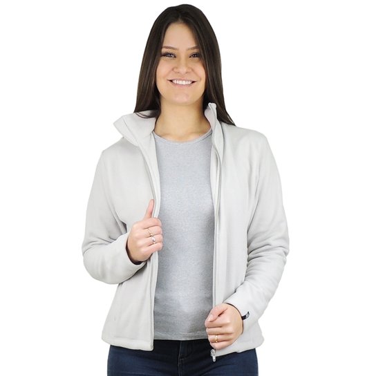 Casaco Térmico Feminino Thermo Fleece - Cinza