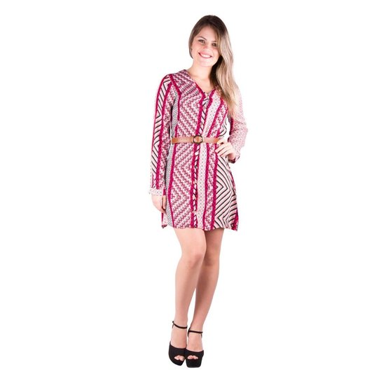 Chemisier Banna Hanna - Rosa+Pink