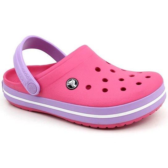 Chinelo Crocs Crocband - Pink