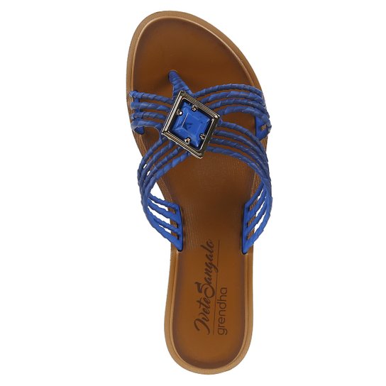 Chinelo Feminino Grendha Is Natural Azul - Azul