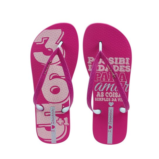 Chinelo Feminino Ipanema Desejos Rosa/verde - Rosa