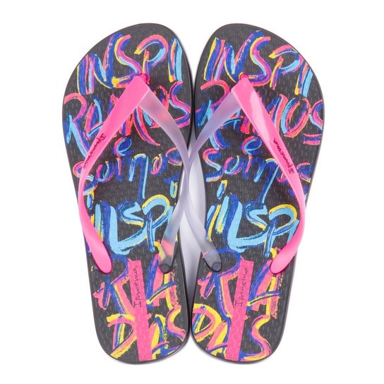 Chinelo Grendene Ipanema Duo Trends - Rosa+Azul