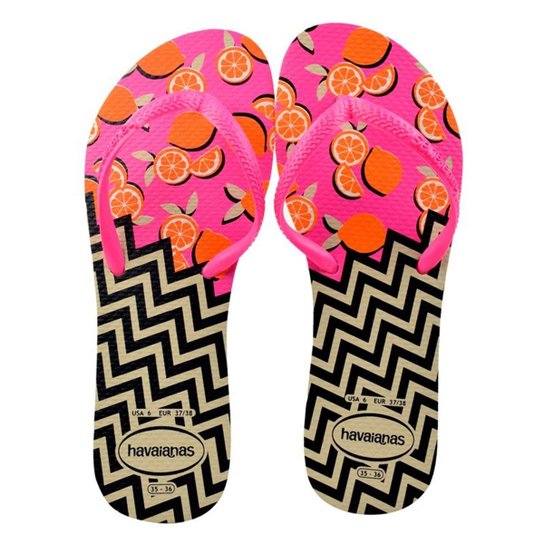 Chinelo Havaianas Mix Feminino - Rosa