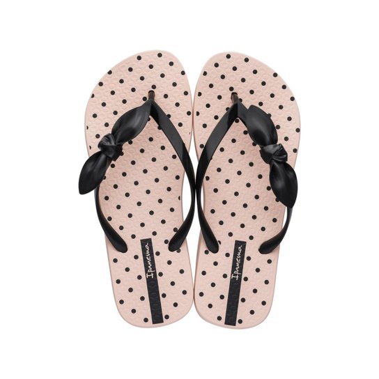 Chinelo Ipanema Lolita Pop Feminino - Rosa+Preto