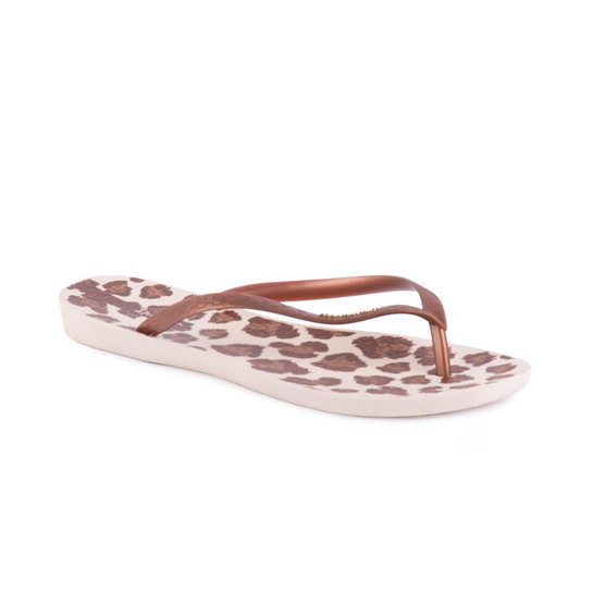 Chinelo Wave Print - Ipanema - Bronze+Bege