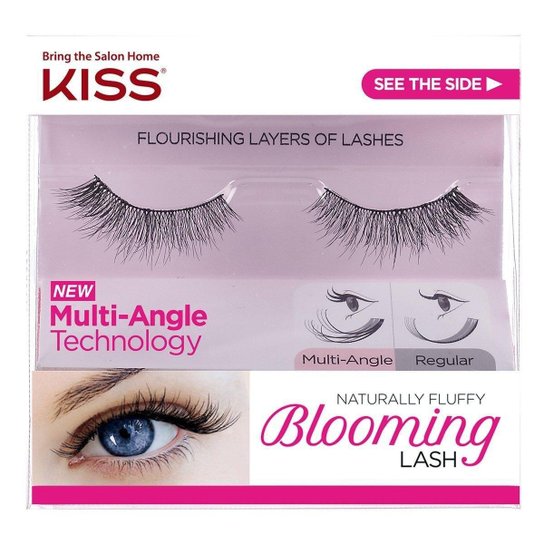 Cílios Postiços Kiss New York Blooming Lash Camellias - Preto