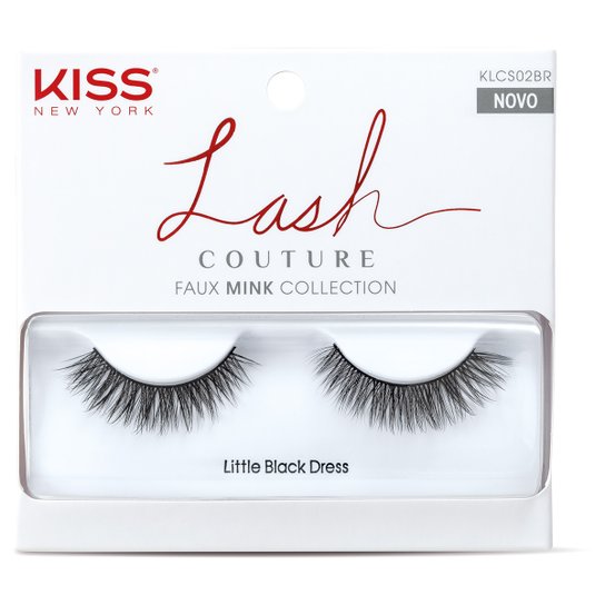 Cílios Postiços Kiss New York Lash Couture Little Black Dress - Preto