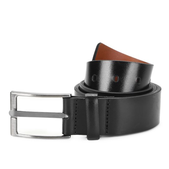 Cinto Couro América Masculino - Preto