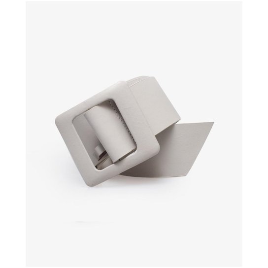Cinto Feminino de Couro Krystallos - Off White