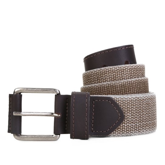 Cinto Shoestock Casual Cadarço Masculino - Cinza