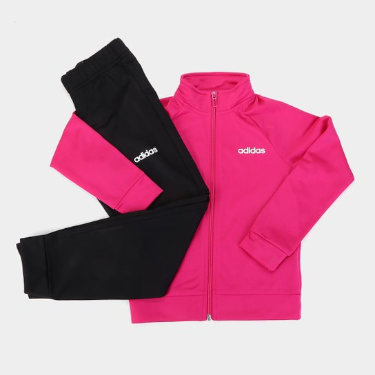 Conjunto Agasalho Infantil Adidas YG ENTRY Feminino - Pink