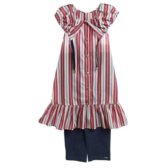 Conjunto Bata+Capri - Vermelho
