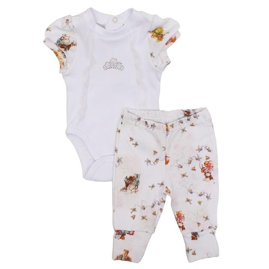 Conjunto Body E Calça - Branco