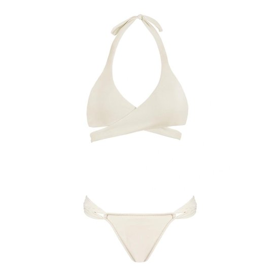 Conjunto de Biquíni Apsara Shakti Cherry - Off White
