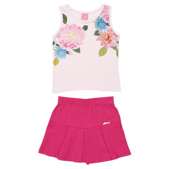 Conjunto Kamylus Infantil - Rosa