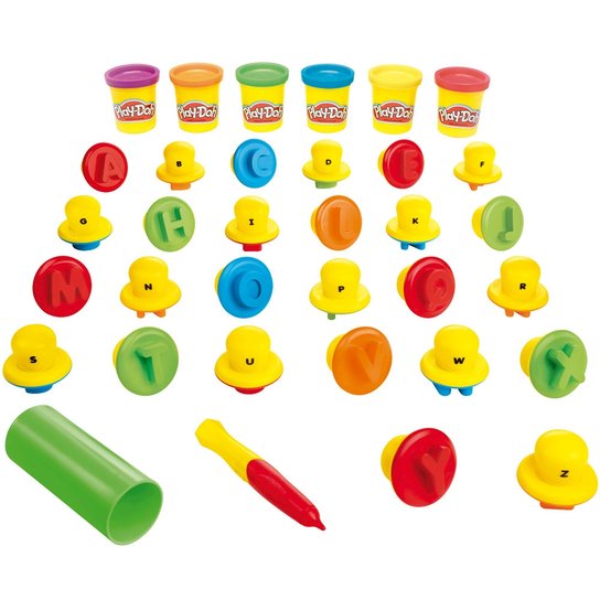 Conjunto Play-Doh - Aprendendo as Letras - Hasbro - Incolor