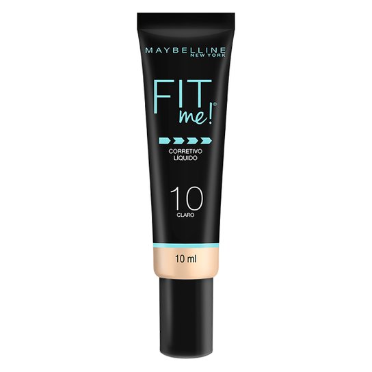 Corretivo Líquido Maybelline Fit Me Claro Cor 10 10ml - Incolor