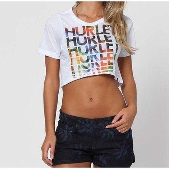 Cropped Shutter - Hurley - Branco