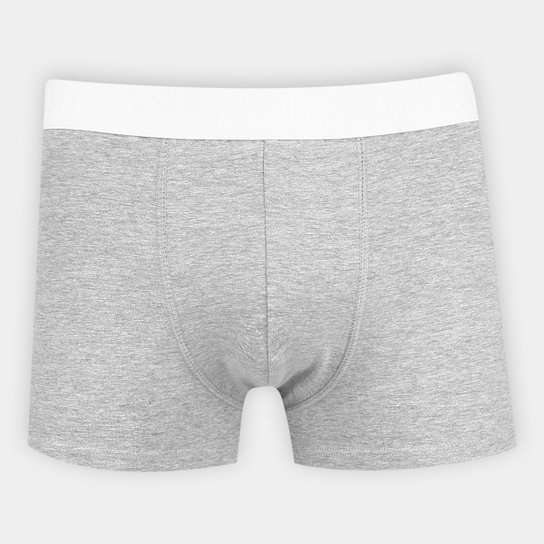 Cueca Boxer Ellus Básica Algodão - Mescla