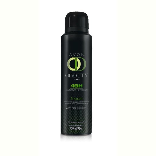 Desodorante Aerosol On Duty Fresh 48h Masculino 150ml - Incolor