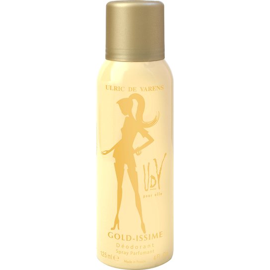 Desodorante Ulric de Varens Gold-issime Spray Feminino 125ml - Incolor