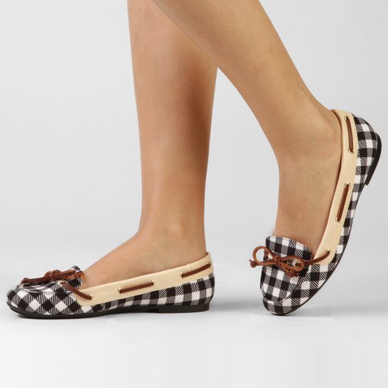 Dockside Petite Jolie Lacinho - Preto+Branco